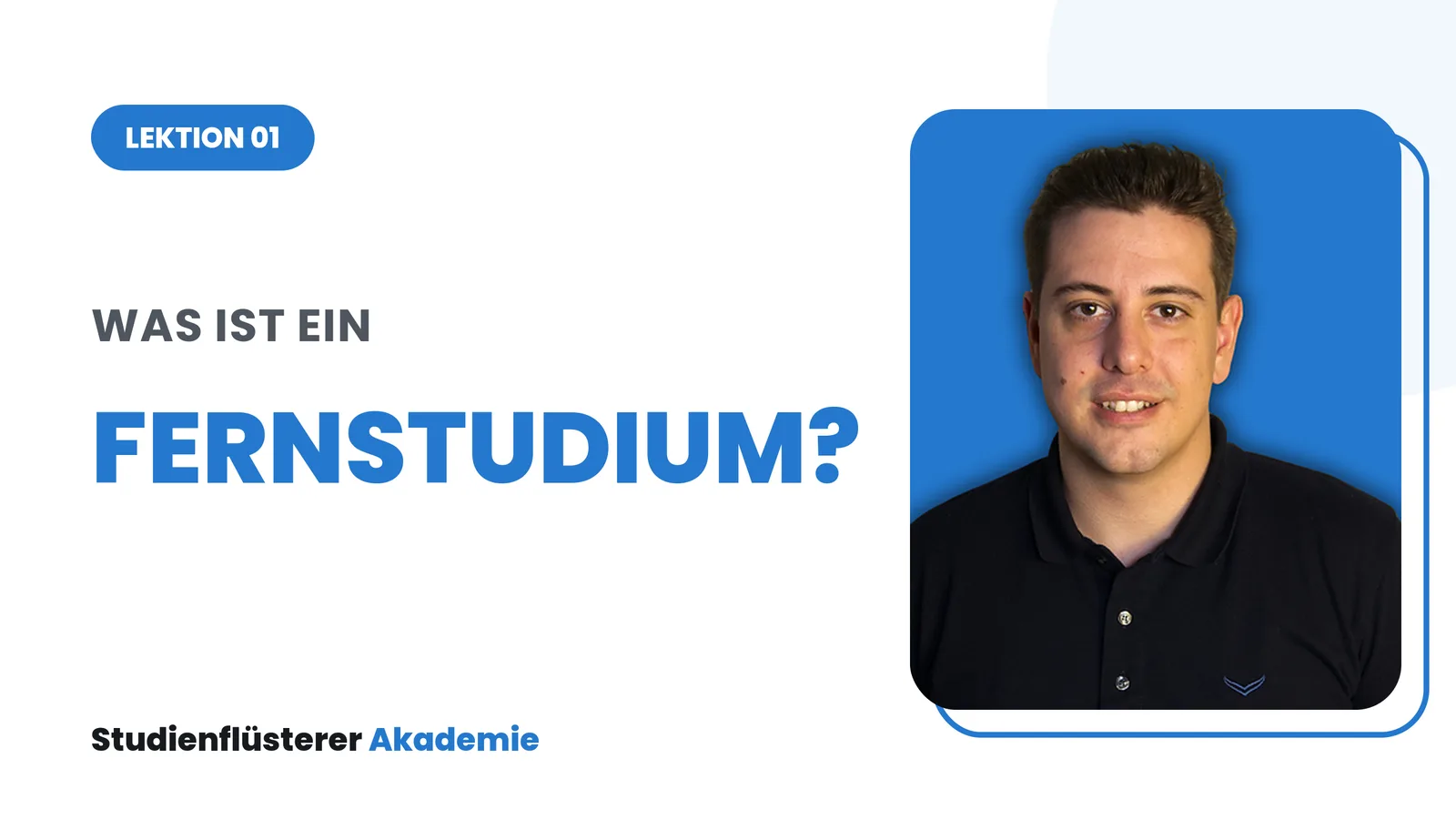 Was ist ein Fernstudium?